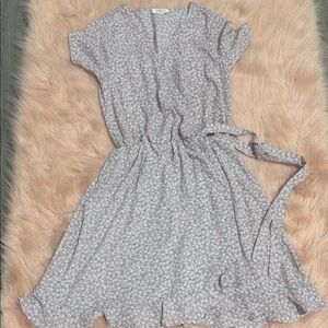 Sienna Sky Lavender Floral Midi Dress